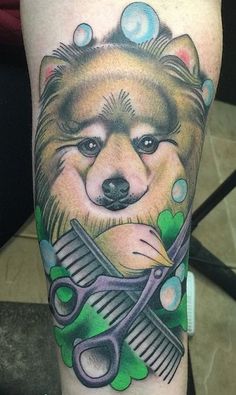 DOG TATTOO DESIGNS - AMAZING, STUNNING, WONDERFUL, 3D, COLORIFIC, ART, PORTRAITS, INK, PERMANENT, DOG TATTOOS FOR MAN & WOMAN