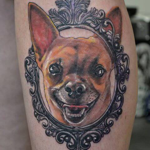 BEST CHIHUAHUA DOG TATTOO DESIGNS