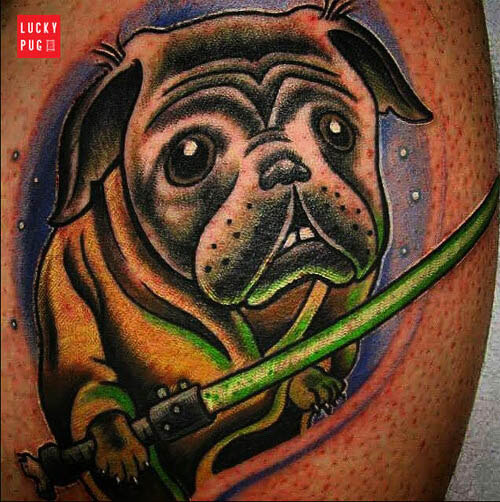 BEST PUG DOG TATTOO DESIGNS