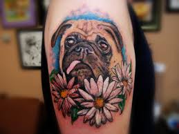 BEST PUG DOG TATTOO DESIGNS