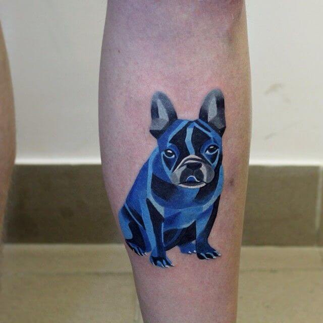 BEST GEOMETRIC DOG & PUPPY TATTOO DESIGNS