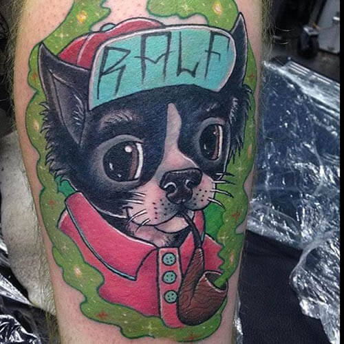 BEST CHIHUAHUA DOG TATTOO DESIGNS