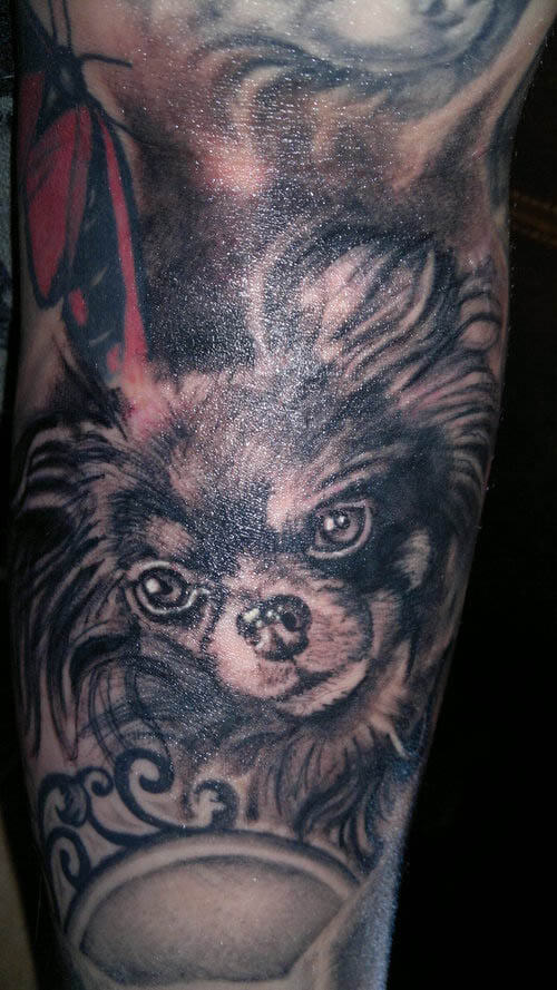 BEST CHIHUAHUA DOG TATTOO DESIGNS