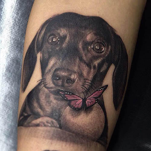 DOG TATTOO TYPES, VARIATIONS and STYLES