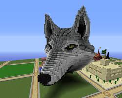 Minecraft Dog Statues