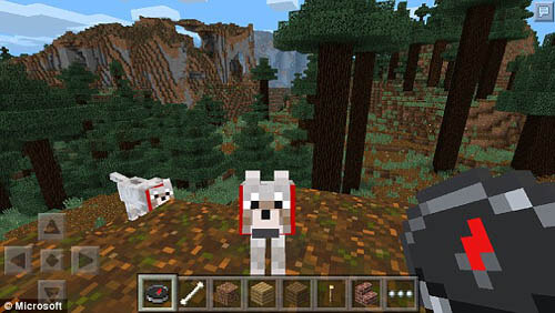 Minecraft Dogs 3D