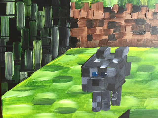 Minecraft Dog