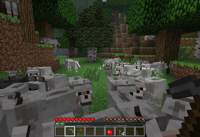 Free Download Minecraft Dog Army, Build