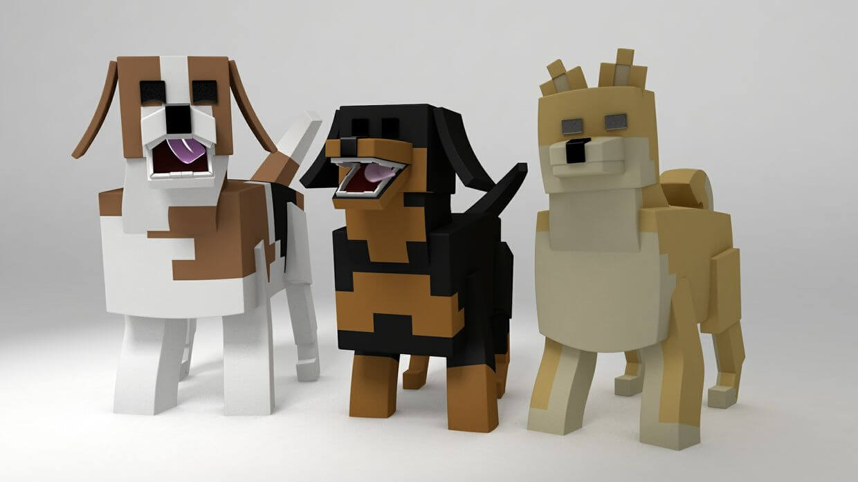 Download Free Dog Puppy Minecraft 2016 2017, Textures, Videos,  Mods, Images, Updates