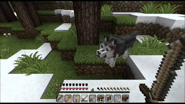 Minecraft Dog Statues