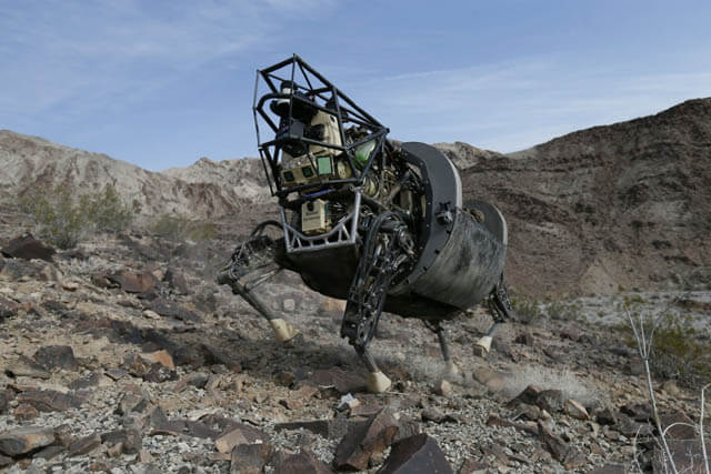 BOSTON DYNAMICS ROBOTIC DOGS - THIS PHOTO COURTESY of BOSTON DYNAMICS