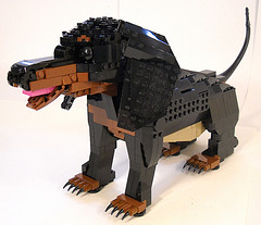 Dog Lego Police, Mindstorm, Mindcraft