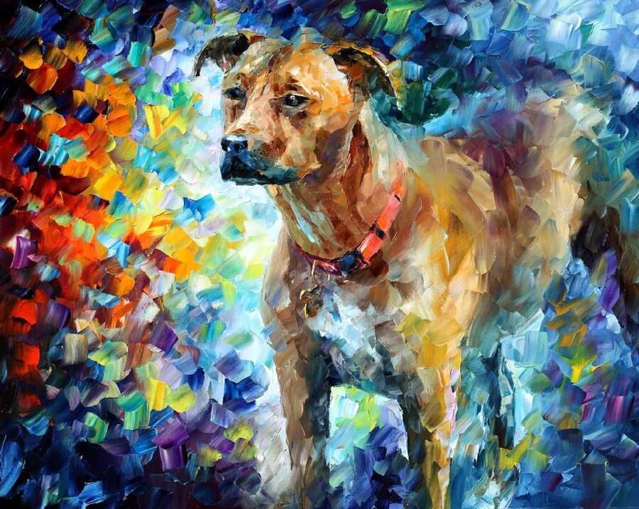 DOG ART, DRAWINGS, PAINT