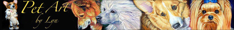 DOG ART by LYN HAMER COOK