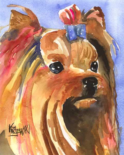 DOG ART, DRAWINGS, PAINT by RON KRAJEWSKI