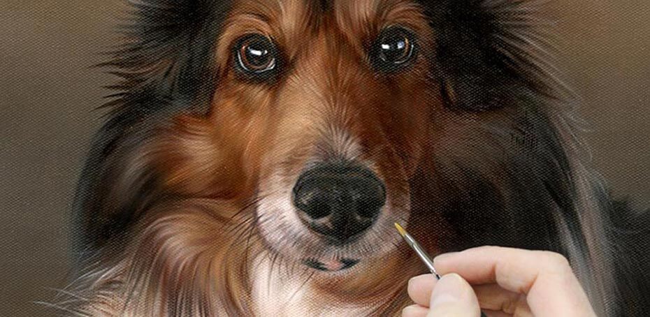 DOG ART, DRAWINGS, PAINT by Melanie and Nicholas