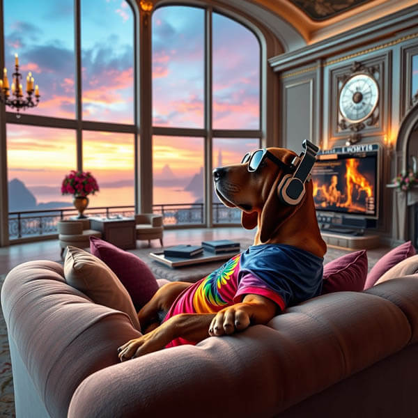 DIGITAL DOG ART AI GENERATED GALLERY