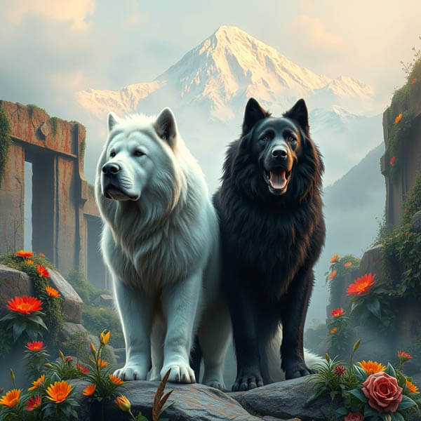 DIGITAL DOG ART AI GENERATED GALLERY