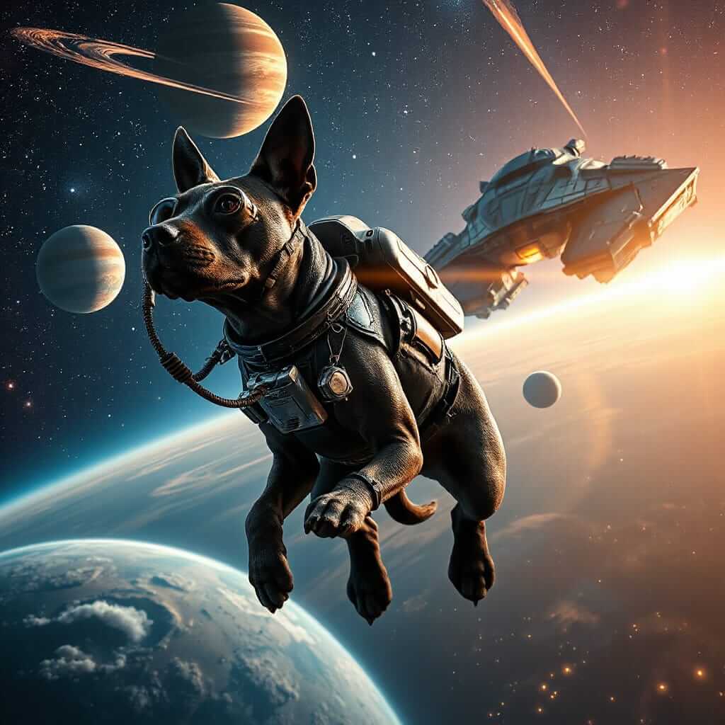 DIGITAL DOG ART AI GENERATED GALLERY