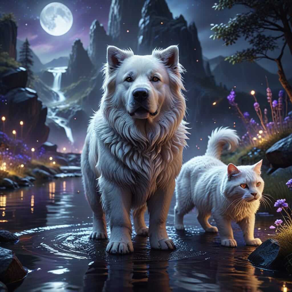 DIGITAL DOG ART AI GENERATED GALLERY
