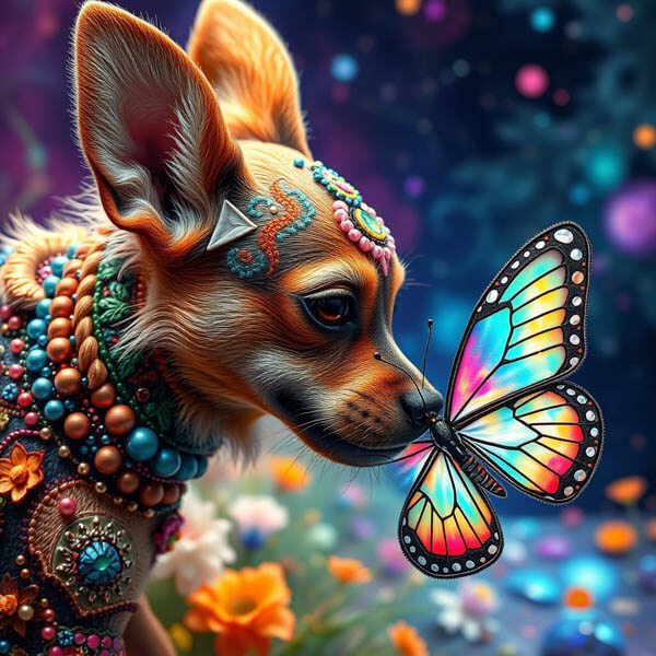 DIGITAL DOG ART AI GENERATED GALLERY