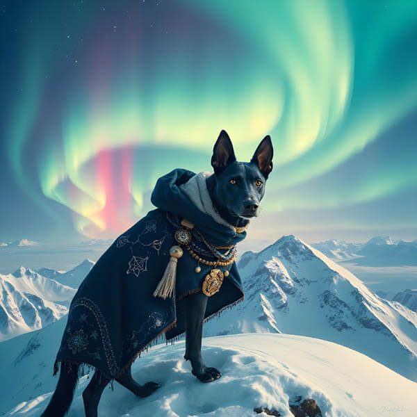 DIGITAL DOG ART AI GENERATED GALLERY