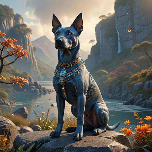 DIGITAL DOG ART AI GENERATED GALLERY