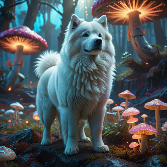 DIGITAL DOG ART AI GENERATED GALLERY