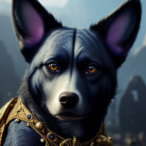 DIGITAL DOG ART AI GENERATED GALLERY