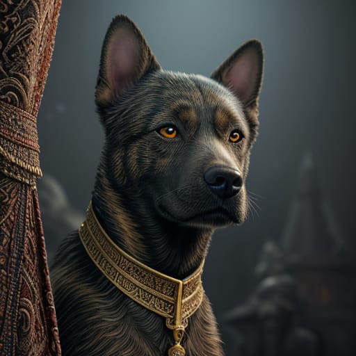 DIGITAL DOG ART AI GENERATED GALLERY