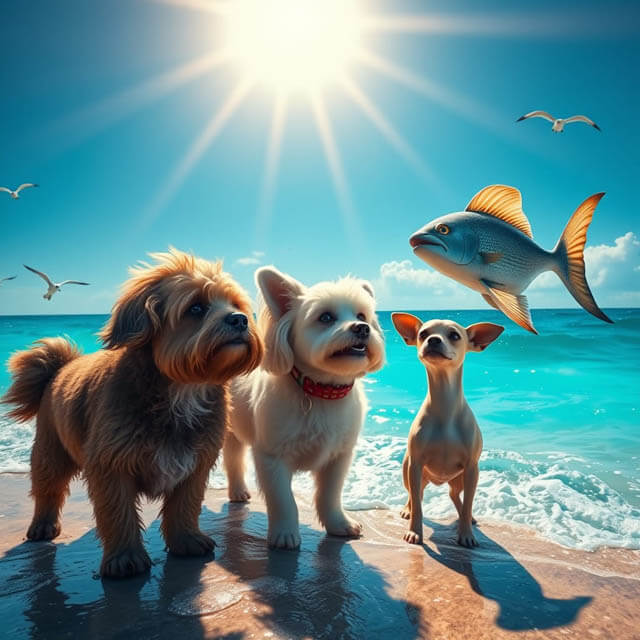 DIGITAL DOG ART AI GENERATED GALLERY