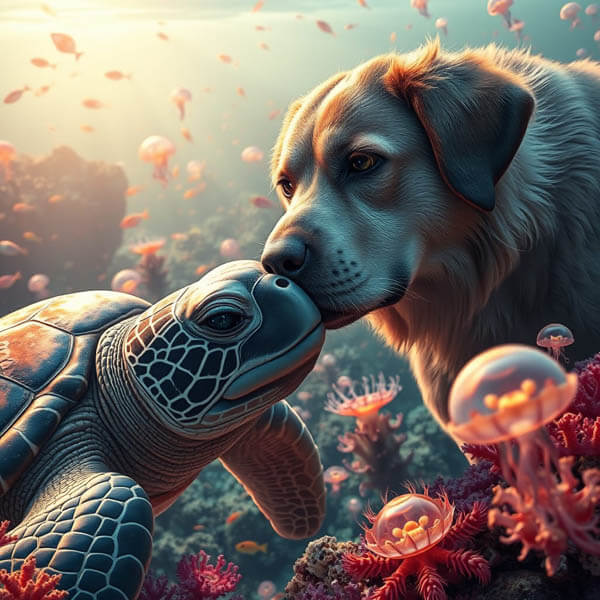 DIGITAL DOG ART AI GENERATED GALLERY