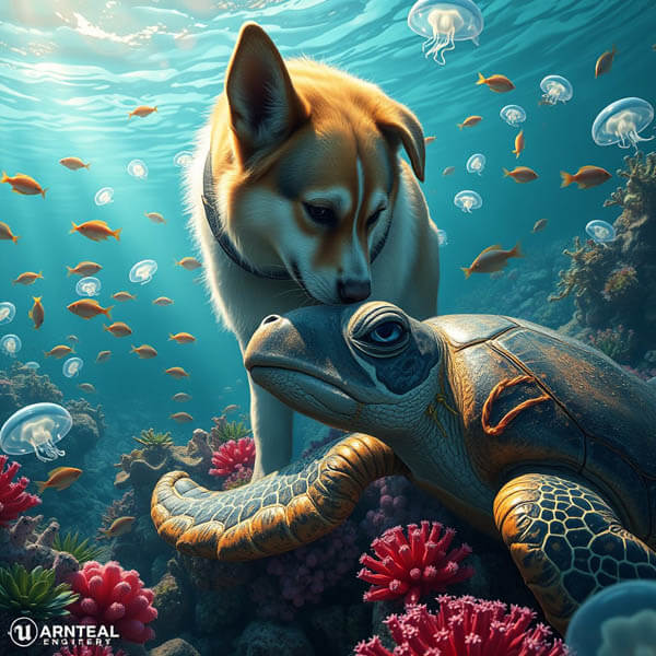 DIGITAL DOG ART AI GENERATED GALLERY