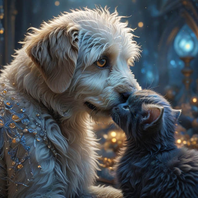 DIGITAL DOG ART AI GENERATED GALLERY