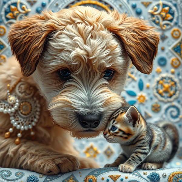 DIGITAL DOG ART AI GENERATED GALLERY