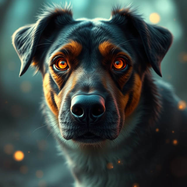 DIGITAL DOG ART AI GENERATED GALLERY