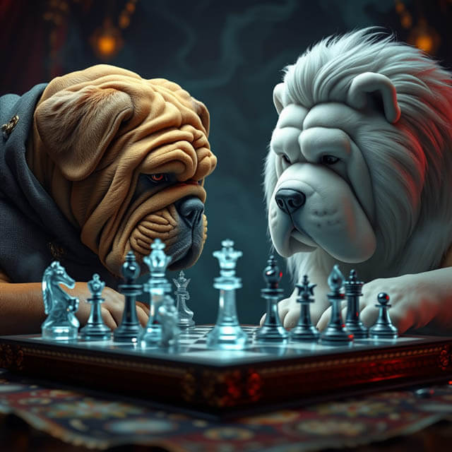 DIGITAL DOG ART AI GENERATED GALLERY